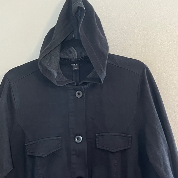 Torrid Jacket Women 14 Black Neutral Active Preppy Yoga Minimalist Sporty Hoodie - Picture 4 of 15